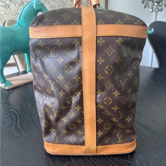 Louis Vuitton Brown Monogram Duffel Bag with Vachetta Leather - Picture 4 of 14